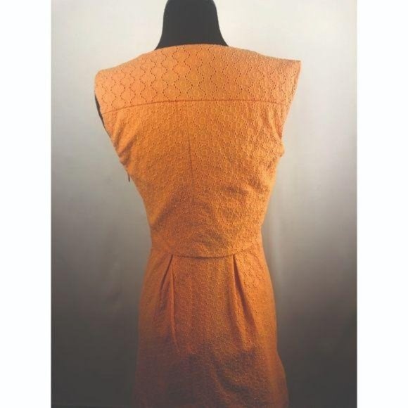 🦋 Tangerine Floral Daisy Dress - Picture 4 of 8